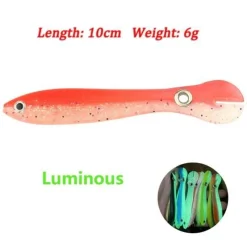 Gear Up u0026 Go Camping-Werkzeuge|Outdoor-Gadgets-Reflektierender Angelköder – weicher, realistischer Köder