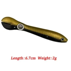 Gear Up u0026 Go Camping-Werkzeuge|Outdoor-Gadgets-Reflektierender Angelköder – weicher, realistischer Köder