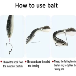 Gear Up u0026 Go Camping-Werkzeuge|Outdoor-Gadgets-Reflektierender Angelköder – weicher, realistischer Köder