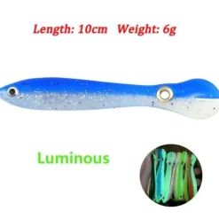 Gear Up u0026 Go Camping-Werkzeuge|Outdoor-Gadgets-Reflektierender Angelköder – weicher, realistischer Köder