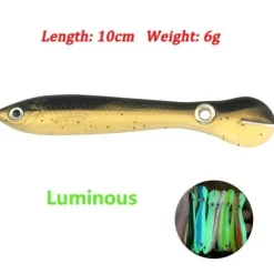 Gear Up u0026 Go Camping-Werkzeuge|Outdoor-Gadgets-Reflektierender Angelköder – weicher, realistischer Köder