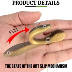 Gear Up u0026 Go Camping-Werkzeuge|Outdoor-Gadgets-Reflektierender Angelköder – weicher, realistischer Köder