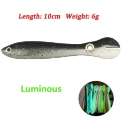 Gear Up u0026 Go Camping-Werkzeuge|Outdoor-Gadgets-Reflektierender Angelköder – weicher, realistischer Köder