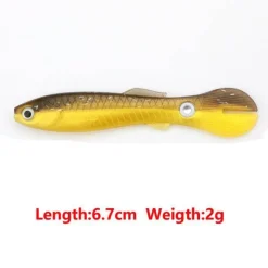 Gear Up u0026 Go Camping-Werkzeuge|Outdoor-Gadgets-Reflektierender Angelköder – weicher, realistischer Köder