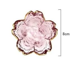 Plates u0026 More Küche & Esszimmer-Regenbogen-Glasschale mit Goldrand - Blaue Schnecke, Seestern, Jakobsmuschelteller