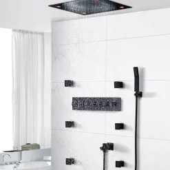 The Blissful Bath Badezimmer-Regenduschsystem – Eleganter, entspannender Duschkopf