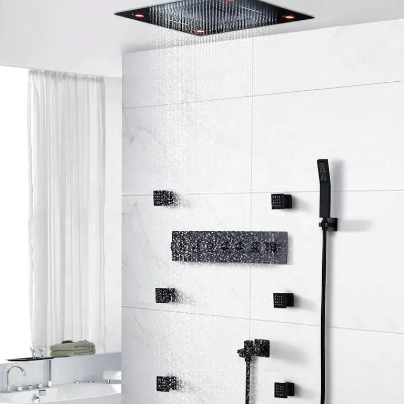 The Blissful Bath Badezimmer-Regenduschsystem – Eleganter, entspannender Duschkopf