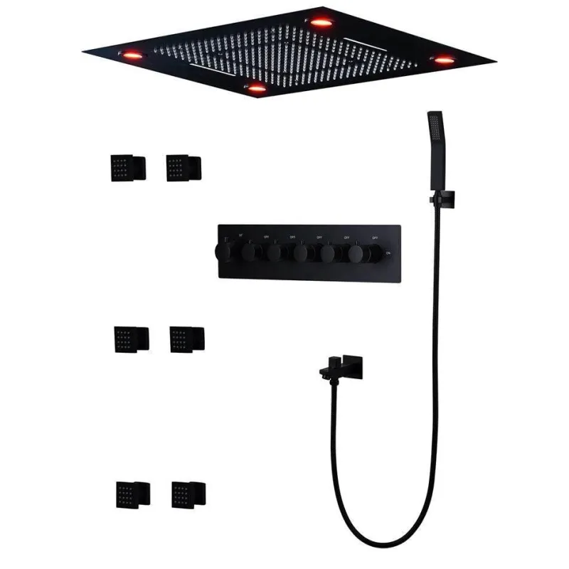 The Blissful Bath Badezimmer-Regenduschsystem – Eleganter, entspannender Duschkopf