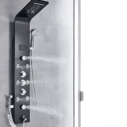 The Blissful Bath Badezimmer-Regenduschsystem - Nordic Digital Panel Wasserfall-Duschset