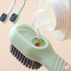 Tom Küche & Esszimmer-Reinigungsbürste mit weichen Borsten und langem Griff für Schuhe, Kleidung und Bretter – vielseitiges Mehrzweckwerkzeug