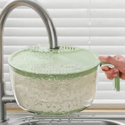 The Culinary Kit Küche & Esszimmer-Reisabtropfkorb – Innovatives Filtersystem für einfaches Kochen