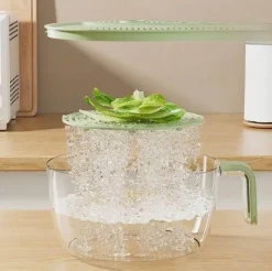 The Culinary Kit Küche & Esszimmer-Reisabtropfkorb – Innovatives Filtersystem für einfaches Kochen