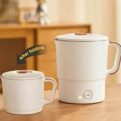 The Decor Haven Camping-Werkzeuge|Camping Im Freien-Reisefreundlicher faltbarer Wasserkocher – Perfekte Outdoor-Ausrüstung