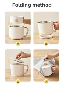 The Decor Haven Camping-Werkzeuge|Camping Im Freien-Reisefreundlicher faltbarer Wasserkocher – Perfekte Outdoor-Ausrüstung