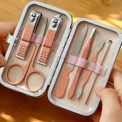 PureGlow Männerpflege|Frauenpflege-Reise-Nagelpflegeset - Maniküre-Pediküre-Set