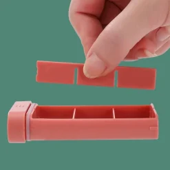 The Relaxation Nook Gesundheits-Gadgets|Gesundheits- Und Entspannungstools-Reise-Pillen-Organizer – Tragbarer Medikamentenspender