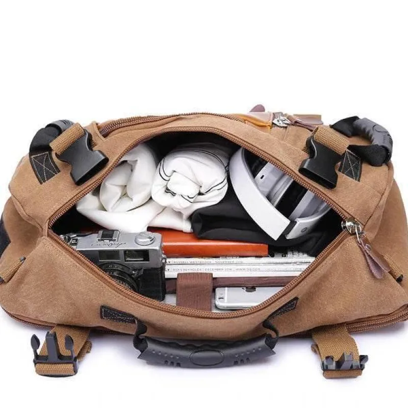 Decor Taschen & Geldbörsen-Reiserucksack aus Segeltuch für Herren – multifunktionale Outdoor-Abenteuertasche