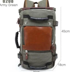 Decor Taschen & Geldbörsen-Reiserucksack aus Segeltuch für Herren – multifunktionale Outdoor-Abenteuertasche