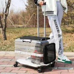 Furendo Haustierzubehör|Reinigungswerkzeuge Für Haustiere-Reisetasche für Haustiere – Hop Nest Koffer für Haustiere