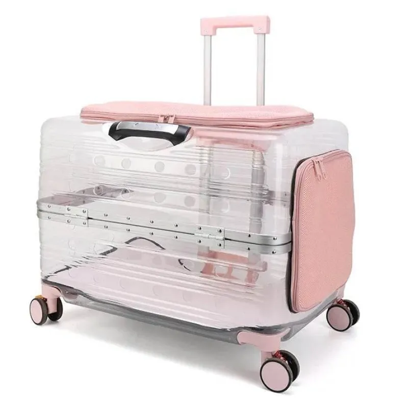 Furendo Haustierzubehör|Reinigungswerkzeuge Für Haustiere-Reisetasche für Haustiere – Hop Nest Koffer für Haustiere