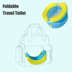 Kinder Wilderness Haven Kinderwagen & Zubehör|Outdoor-Artikel-Reisetöpfchen für Kleinkinder – Tragbarer Toilettensitz für Kinder