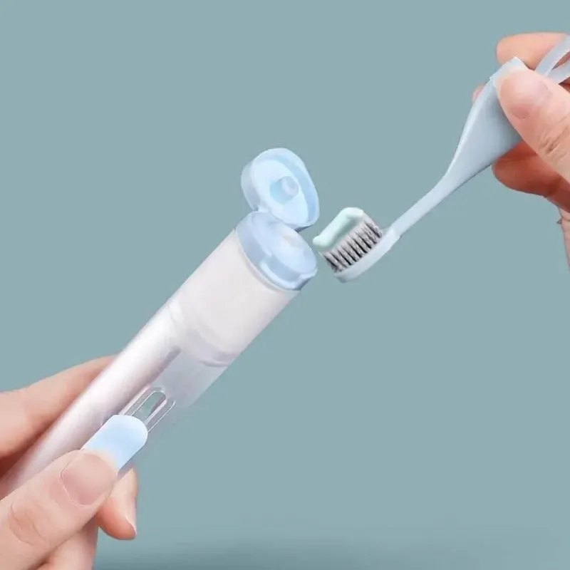 The Blissful Bath Badezimmer-Reise-Zahnpastaspender-Zahnbürstenset - All-in-One-Kit