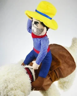 Decor Haustierzubehör-Reitpferd-Hundekostüm – Lustiges Haustier-Halloween-Outfit