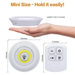 Comfort u0026 Style Beleuchtung-Remote Control Mini Cabinet Dimmable Night Light