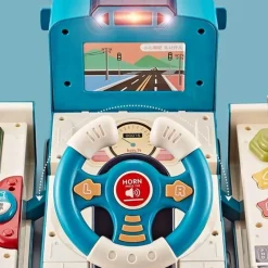 The Decor Haven Babyspielzeug-Rennauto-Abenteuerspielzeug – Verwandelbares Spielset für Kinder