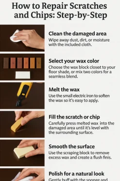 Cozy Living Gadgets Für Zuhause|Heimwerkzeuge-Reparaturset für Laminatbodenkratzer – Schnelle Bodenreparatur