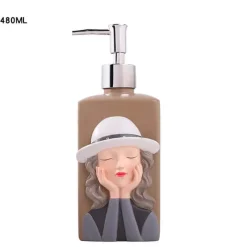 The Bath Nook Badezimmer-Resin Soap Dispenser - Stylish Bathroom Accessory for Girls