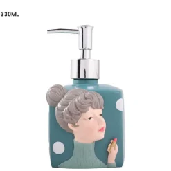 The Bath Nook Badezimmer-Resin Soap Dispenser - Stylish Bathroom Accessory for Girls