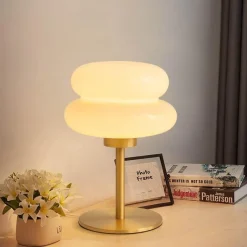The Light Loft Beleuchtung-Retro Eierkuchenlampe - Süße Tischlampe