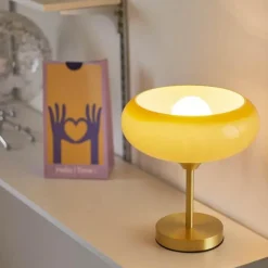 The Light Loft Beleuchtung-Retro Eierkuchenlampe - Süße Tischlampe