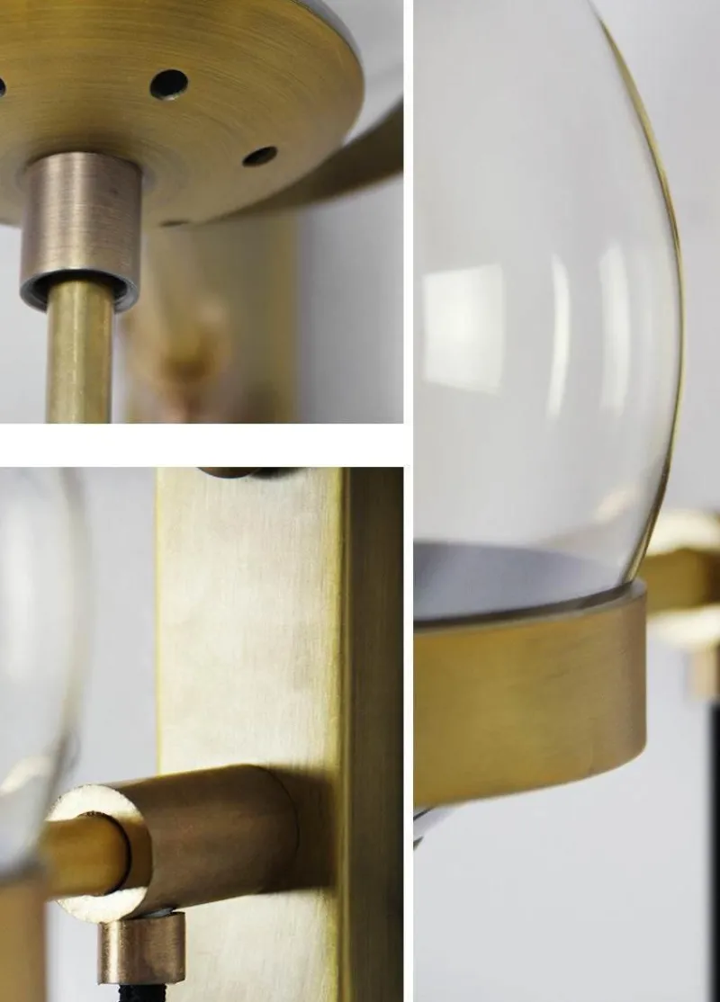 Comfort u0026 Style Beleuchtung-Retro Glass Ball Wall Lamp - Elegant Home Decor Lighting