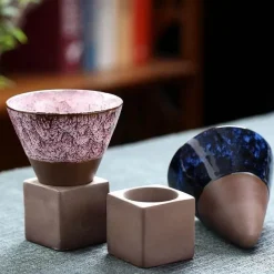 Plates u0026 More Küche & Esszimmer-Retro Japanische Keramik-Kaffeetasse - Handgefertigte Teetasse aus Porzellan