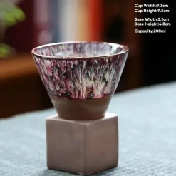 Plates u0026 More Küche & Esszimmer-Retro Japanische Keramik-Kaffeetasse - Handgefertigte Teetasse aus Porzellan