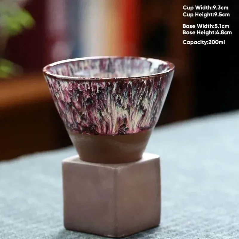 Plates u0026 More Küche & Esszimmer-Retro Japanische Keramik-Kaffeetasse - Handgefertigte Teetasse aus Porzellan