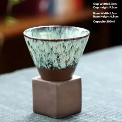 Plates u0026 More Küche & Esszimmer-Retro Japanische Keramik-Kaffeetasse - Handgefertigte Teetasse aus Porzellan