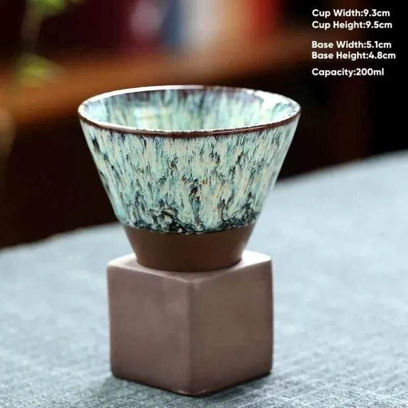 Plates u0026 More Küche & Esszimmer-Retro Japanische Keramik-Kaffeetasse - Handgefertigte Teetasse aus Porzellan