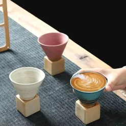 Plates u0026 More Küche & Esszimmer-Retro Japanische Porzellantasse - Keramik Latte Tasse