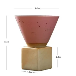 Plates u0026 More Küche & Esszimmer-Retro Japanische Porzellantasse - Keramik Latte Tasse