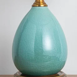 The Light Loft Beleuchtung-Retro Keramik Tischlampe - Vintage Wohnbeleuchtung Dekor