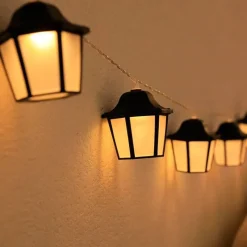 Bright Accents Beleuchtung-Retro Laternen Lichterketten - Vintage Außenbeleuchtung