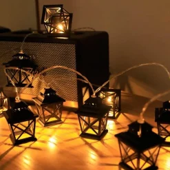 Bright Accents Beleuchtung-Retro Laternen Lichterketten - Vintage Außenbeleuchtung