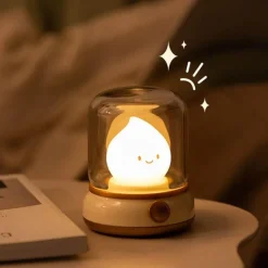 Illuminate Home Beleuchtung-Retro LED Nachtlicht - Vintage Kleine Lampe