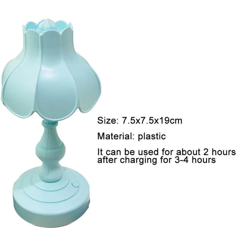 The Gilded Nest Beleuchtung-Retro Lotuslampe - Vintage Schreibtischbeleuchtung Dekor