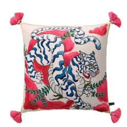 Pillow Haven Bettzeug-Retro Pferde Kissenbezug - Vintage Sofa Bett Dekor