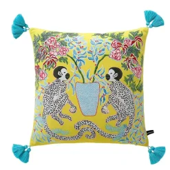 Pillow Haven Bettzeug-Retro Pferde Kissenbezug - Vintage Sofa Bett Dekor