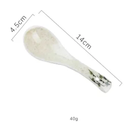 Elegance at the Table Küche & Esszimmer-Retro Ramen Schüssel Set - Keramik mit Deckel Essstäbchen Löffel